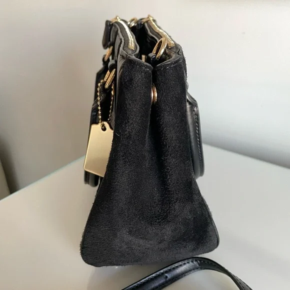 Coach Top Handle Bag Black - Picture 5 of 11